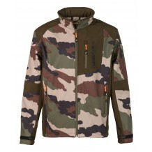 Blouson de chasse Percussion Softshell Camo CE