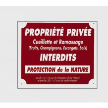 Pack 10 pancartes de chasse PROPRIÉTÉ PRIVÉE / 2