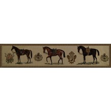 Boudin de porte 3 chevaux sellés