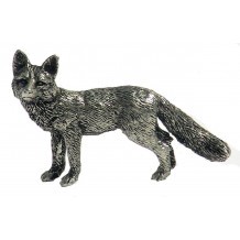 Figurine étain Renard