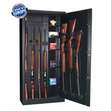 Armoire forte Fortify Delta 15 modulable 15 armes - 11 armes + étagères