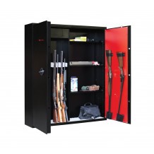 Armoire forte Elite MaxiGaper 24 armes - 12 armes + étagères modulables