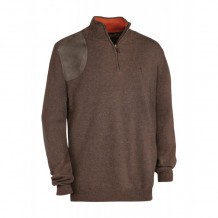 Pull de chasse Club Interchasse Wilfried Marron
