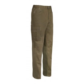 Pantalon de chasse hyperstretch Percussion Savane - Kaki