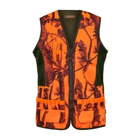 Gilet de chasse Percussion Savane réversible