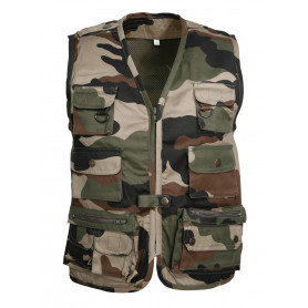 Gilet reporter Enfant Percussion Camo - Taille 12 ans