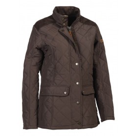 Veste matelassée Femme Percussion Edimbourg - Marron foncé