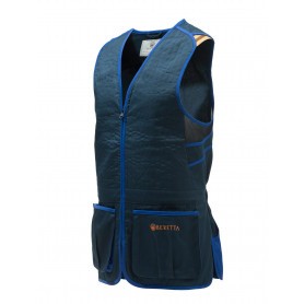 Gilet de tir Beretta Trap Cotton - Bleu - Taille XL