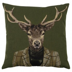 Coussin Cerf habillé 1