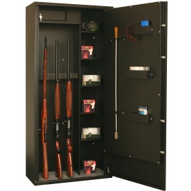 Armoire forte Fortify Delta 12 modulable 12 armes - 8 armes + étagères