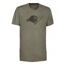 Tee-shirt de chasse Ligne Verney-Carron Tee for two Sanglier