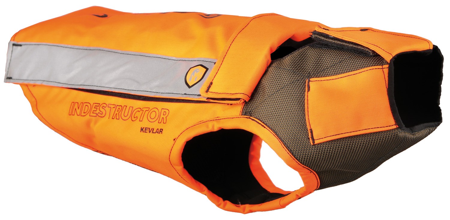 Gilet de protection pour chien Somlys Indestructor Dog V2, Orange, MADE IN CHASSE - Equipements de chasse