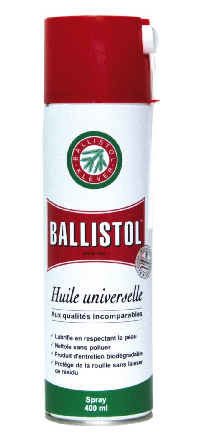 Spray huile Ballistol 400 ml, MADE IN CHASSE - Equipements de chasse