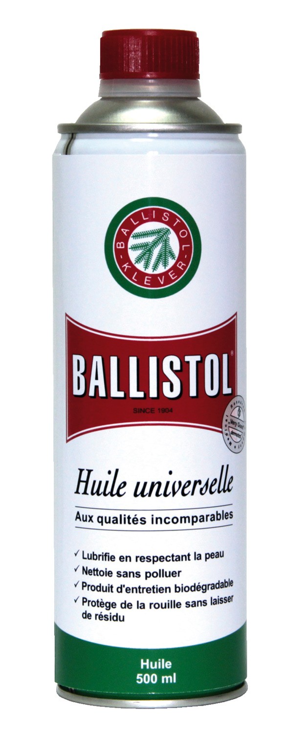 Bidon huile Ballistol 500 ml, MADE IN CHASSE - Equipements de chasse