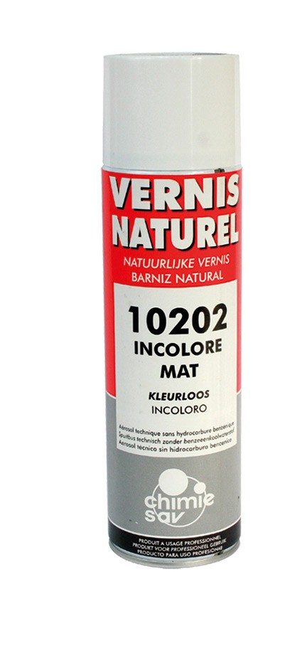 Vernis cellulosique satiné naturel aérosol 50 ml, MADE IN CHASSE - Equipements de chasse