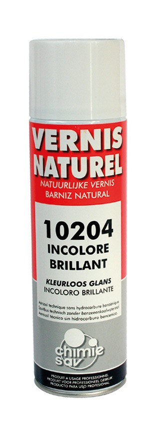 Vernis cellulosique brillant naturel aérosol 50 ml, MADE IN CHASSE - Equipements de chasse