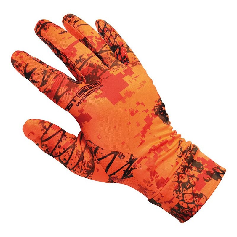Gants tactiles ProHunt - Snake Blaze, Orange, MADE IN CHASSE - Equipements de chasse