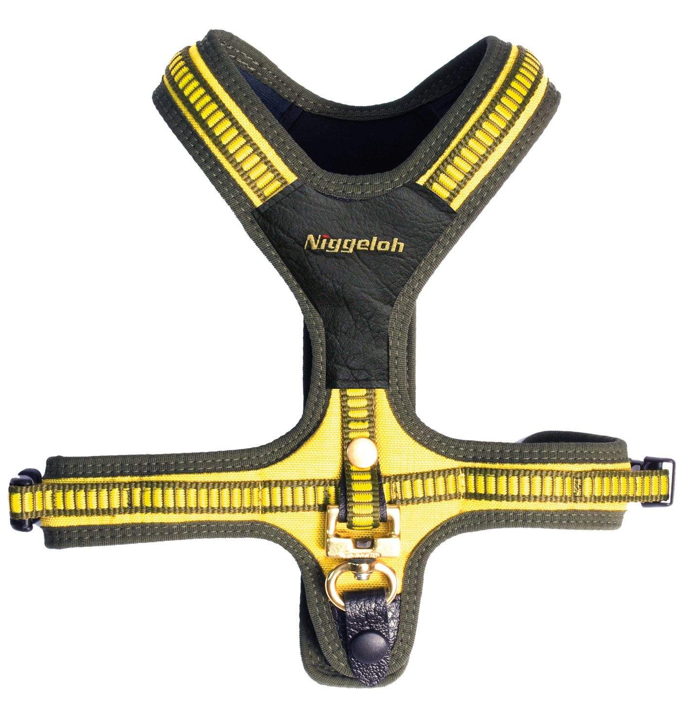 Harnais Néoprène Jaune Niggeloh, Jaune, MADE IN CHASSE - Equipements de chasse