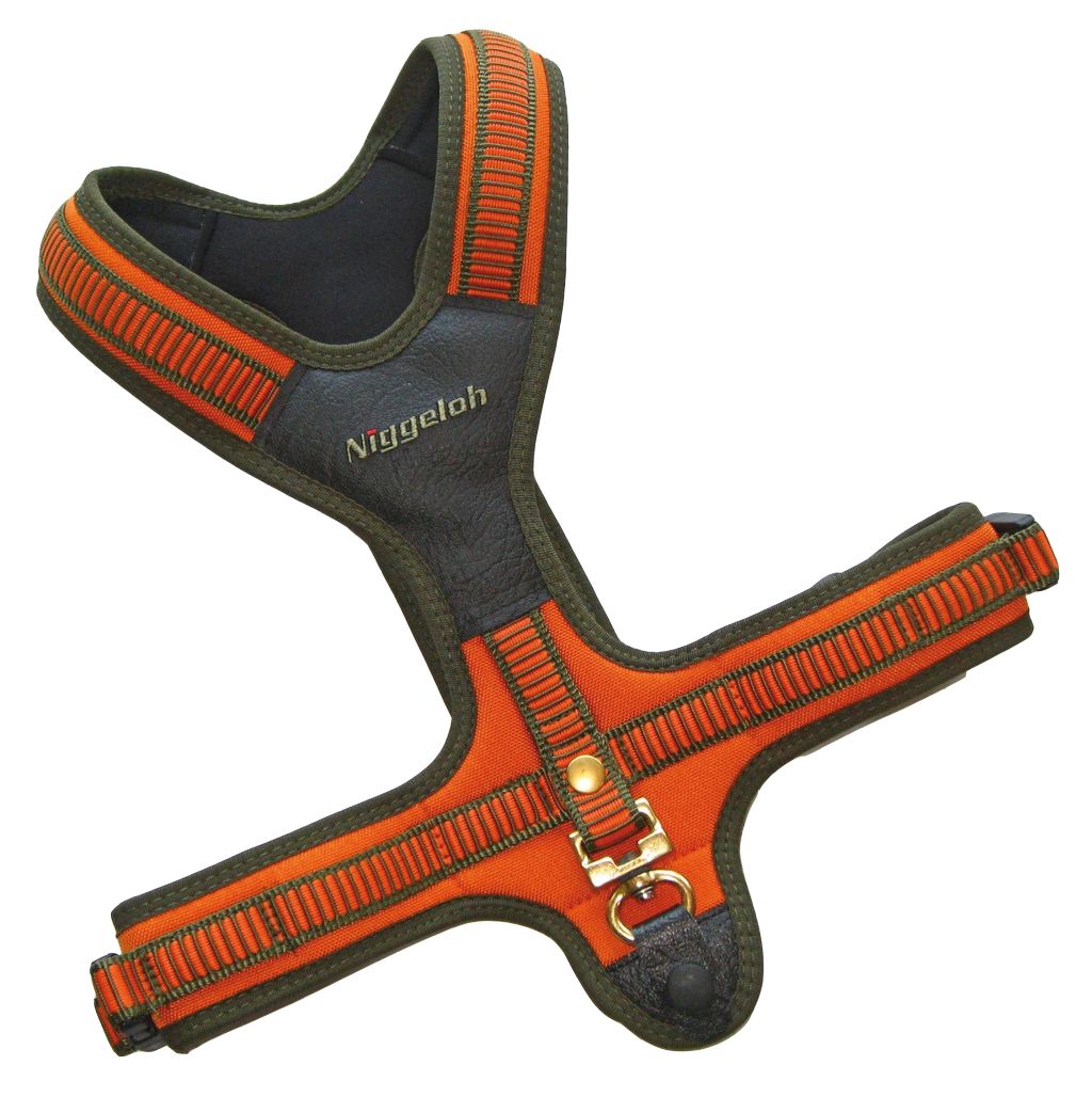 Harnais Néoprène Orange Niggeloh, Orange, MADE IN CHASSE - Equipements de chasse