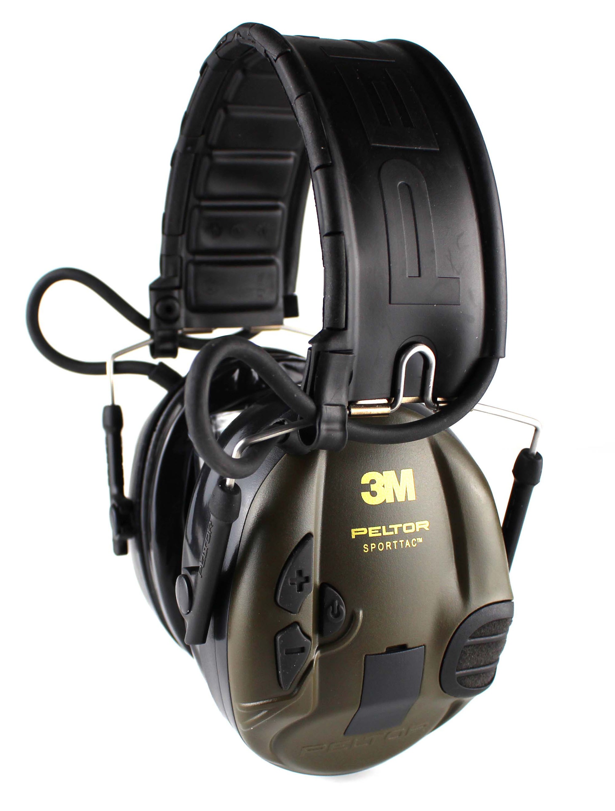 Casque antibruit électronique 3M Peltor SportTac - Coquilles Vert / Orange, MADE IN CHASSE - Equipements de chasse
