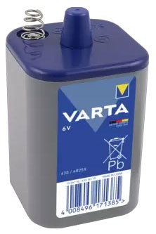 Pile Varta Longlife 4R25X 6 Volts - 7,5Ah, MADE IN CHASSE - Equipements de chasse