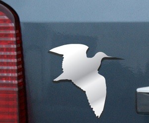 Logo métallisé Bécasse, MADE IN CHASSE - Equipements de chasse