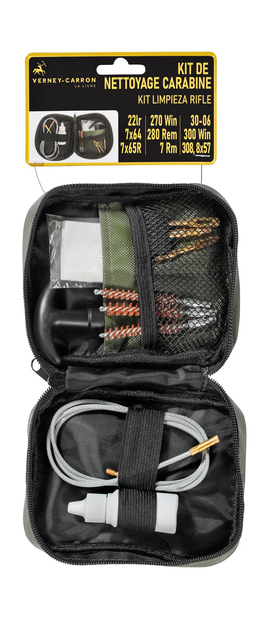 Trousse de nettoyage câble ProHunt pour carabine, MADE IN CHASSE - Equipements de chasse