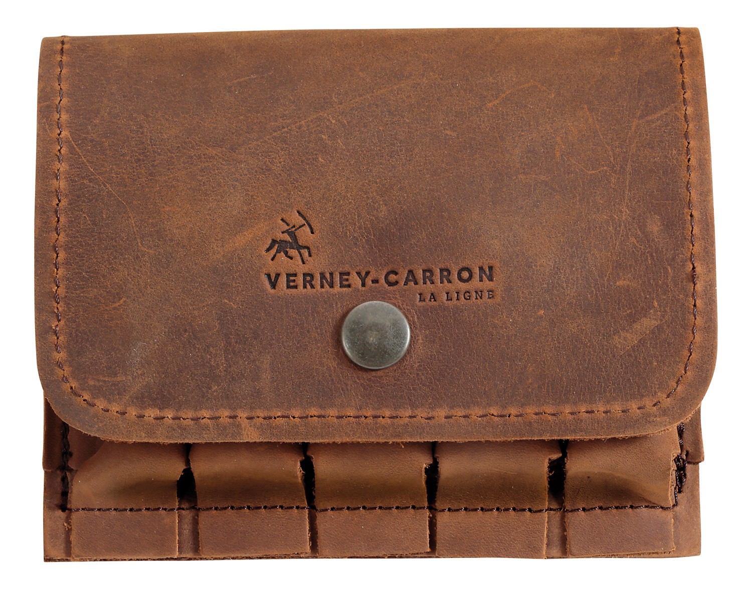 Pochette cuir Ligne Verney-Carron 5 cartouches, MADE IN CHASSE - Equipements de chasse
