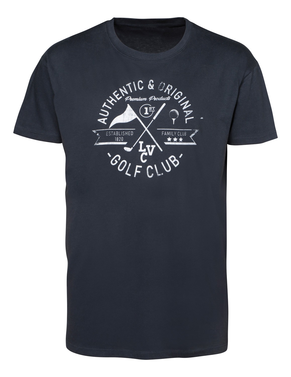 Tee-shirt Ligne Verney-Carron Golf Club, Bleu, Taille L, MADE IN CHASSE - Equipements de chasse