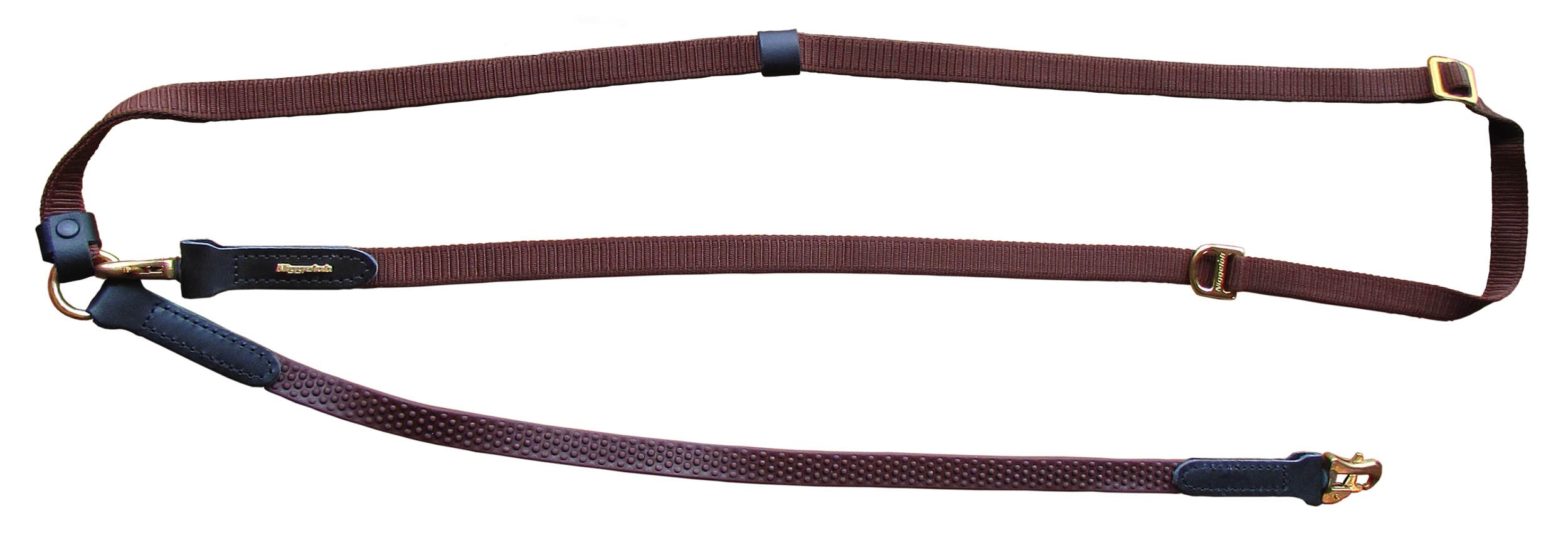 Laisse bandoulière Niggeloh Grip - Marron, MADE IN CHASSE - Equipements de chasse