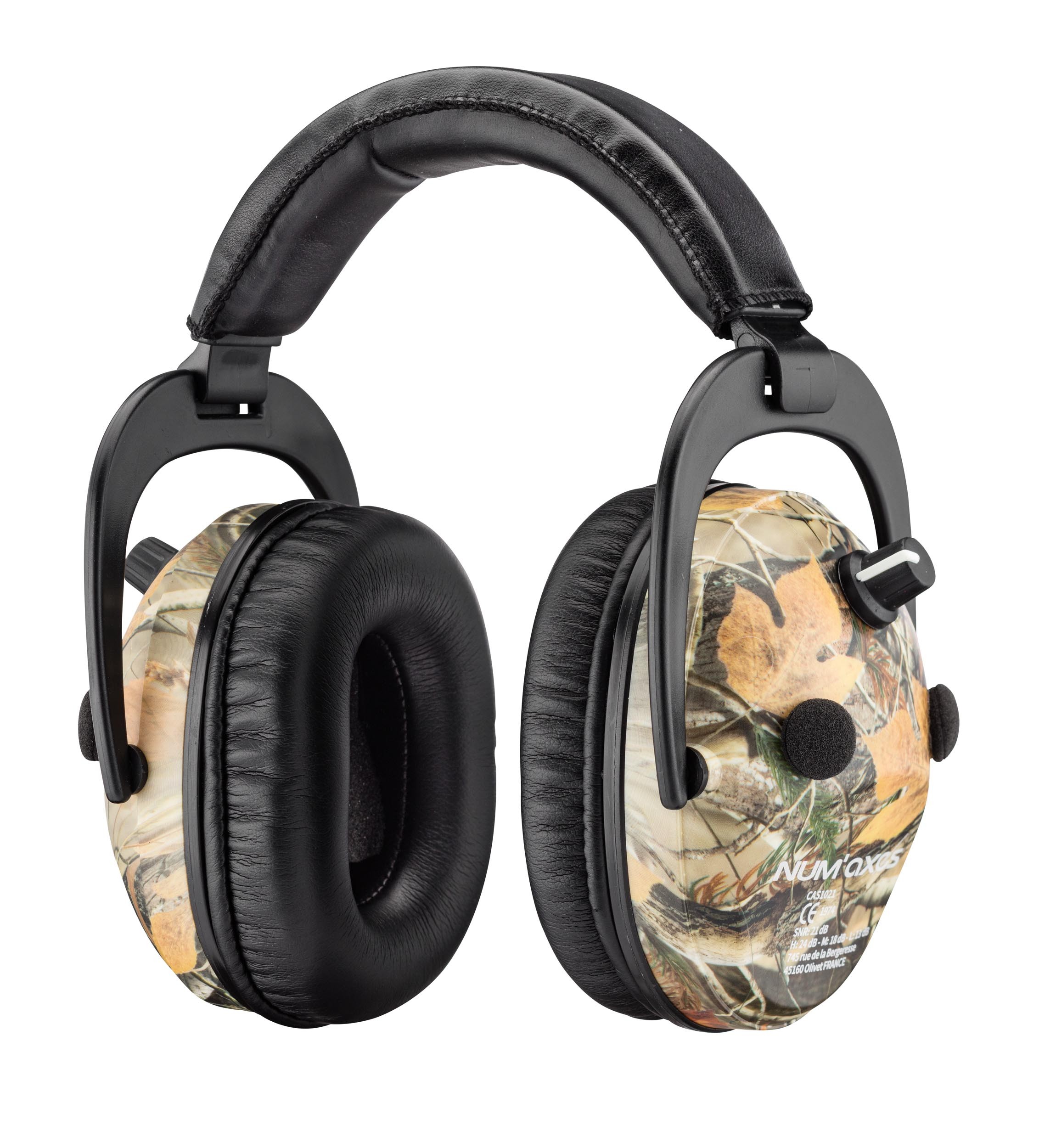 Casque antibruit électronique Num'Axes CAS1021, MADE IN CHASSE - Equipements de chasse