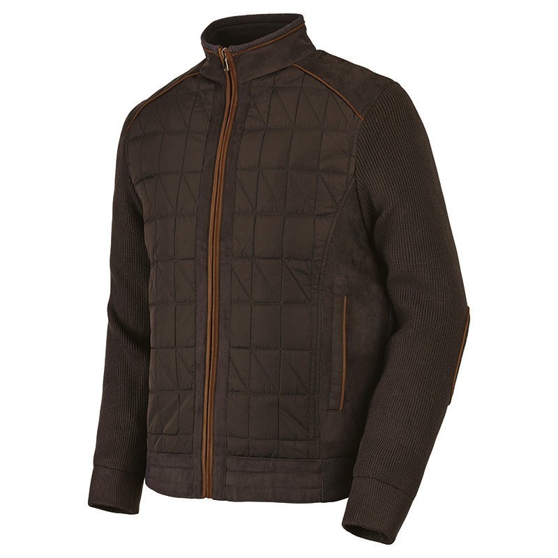 Veste ouatinée matelassée Oduj Turkish Cofee, Marron, Taille XL, MADE IN CHASSE - Equipements de chasse