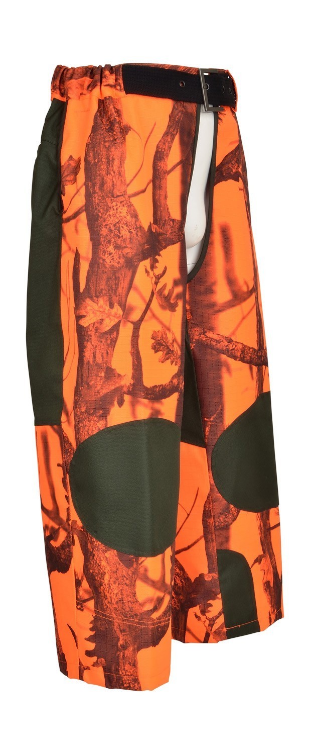 Cuissard chasse Percussion Predator 1200R GhostCamo B&B, Orange, Taille 4 = 54-60, MADE IN CHASSE - Equipements de chasse