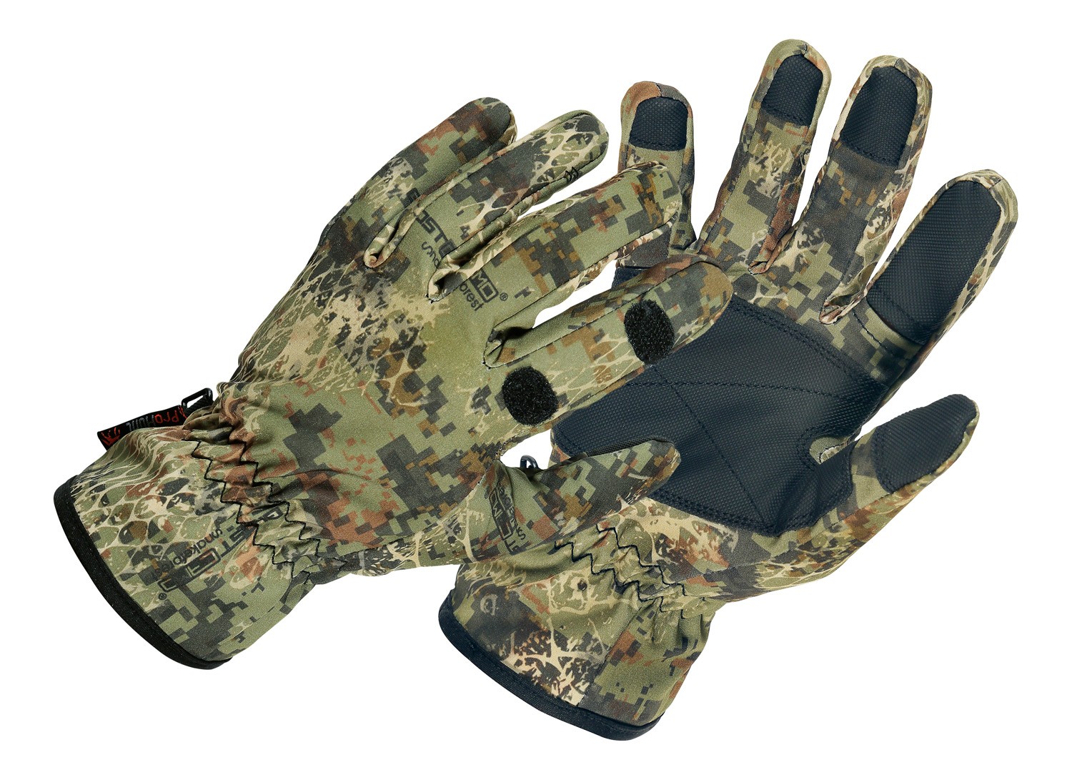 Gants de chasse ProHunt Snake - Ghost Camo Snake Forest, Vert, MADE IN CHASSE - Equipements de chasse