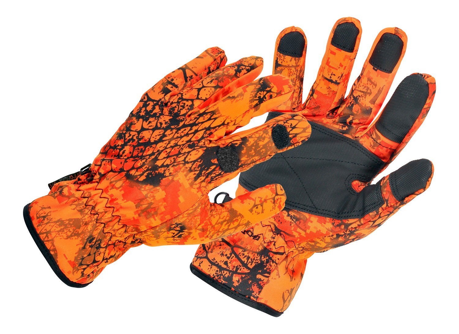 Gants de chasse ProHunt Snake - Ghost Camo Snake Blaze, Vert, Taille XL, MADE IN CHASSE - Equipements de chasse