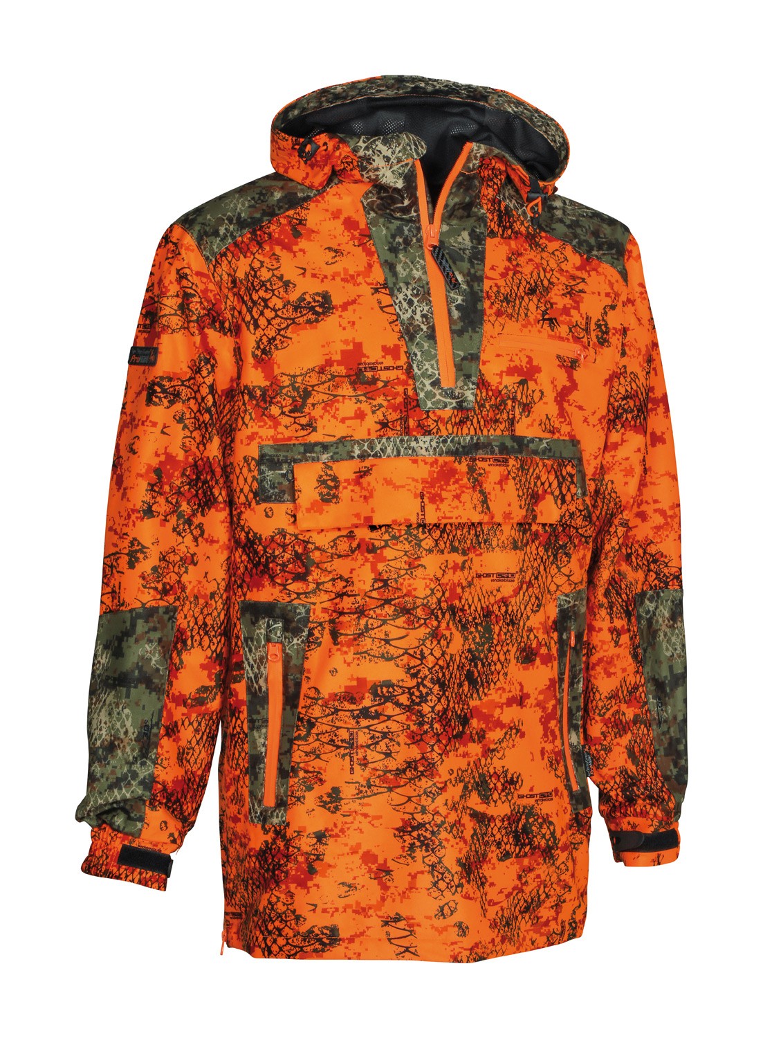 Blouson de chasse ProHunt Lynx / Snake Blaze, Orange, Taille S, MADE IN CHASSE - Equipements de chasse