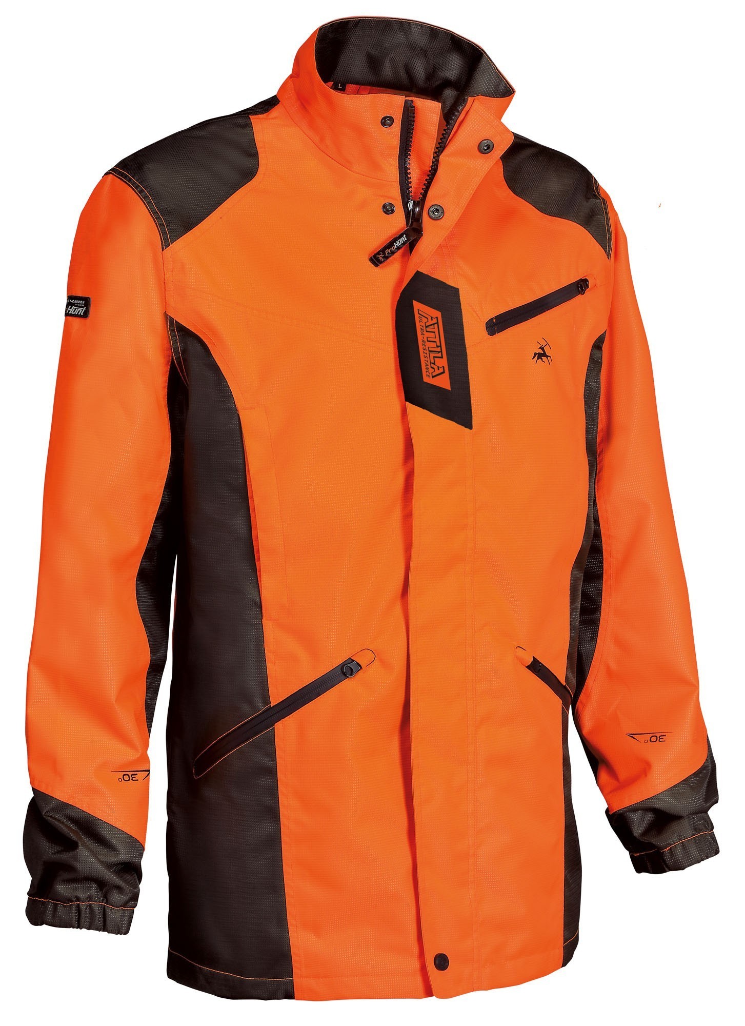 Veste de traque ProHunt Attila, Orange, Taille M, MADE IN CHASSE - Equipements de chasse