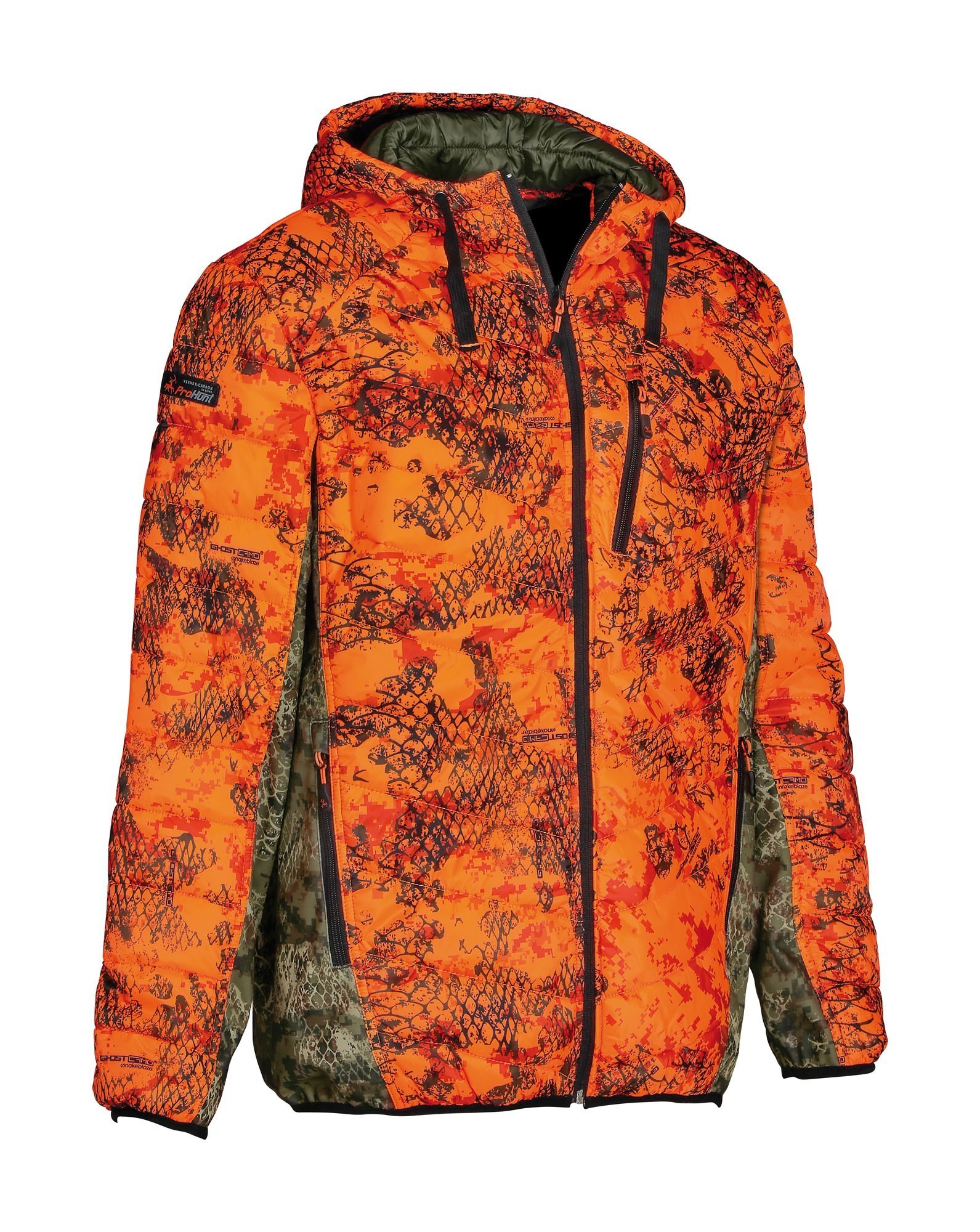 Doudoune ProHunt Caracal, Orange, Taille 2XL, MADE IN CHASSE - Equipements de chasse