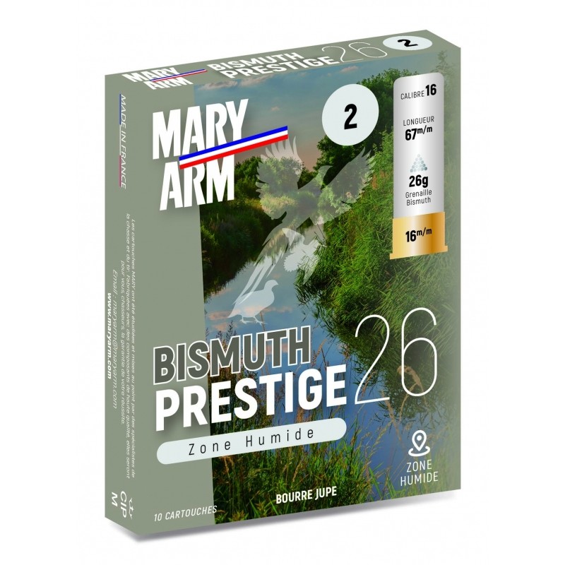 Cartouche Mary Arm Prestige Bismuth / Cal. 16 - 26 g, , MADE IN CHASSE - Equipements de chasse