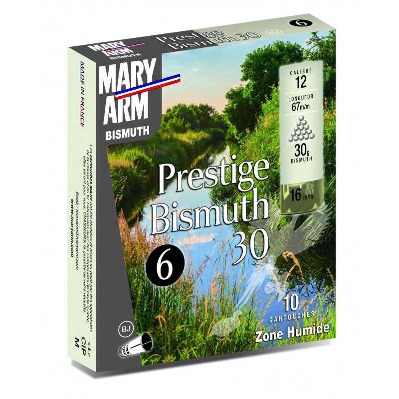 Cartouche Mary Arm Prestige Bismuth / Cal. 12 - 30 g, , MADE IN CHASSE - Equipements de chasse