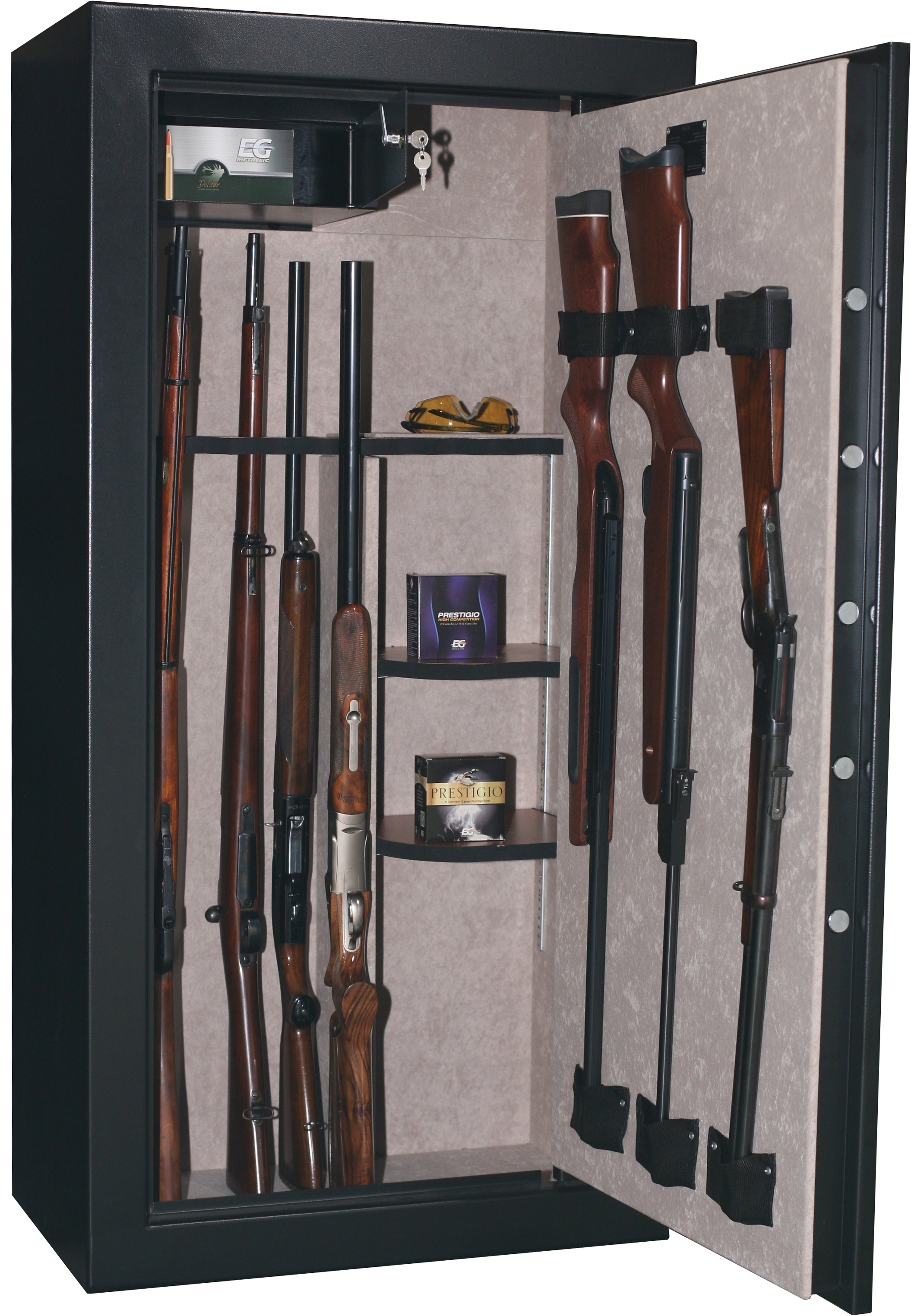 Armoire forte Infac Presidential PT23 modulable / 16-23 armes, Noir, MADE IN CHASSE - Equipements de chasse
