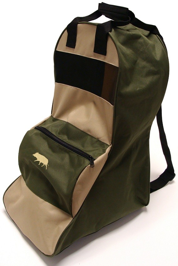 Sac à bottes brodé Sanglier, MADE IN CHASSE - Equipements de chasse