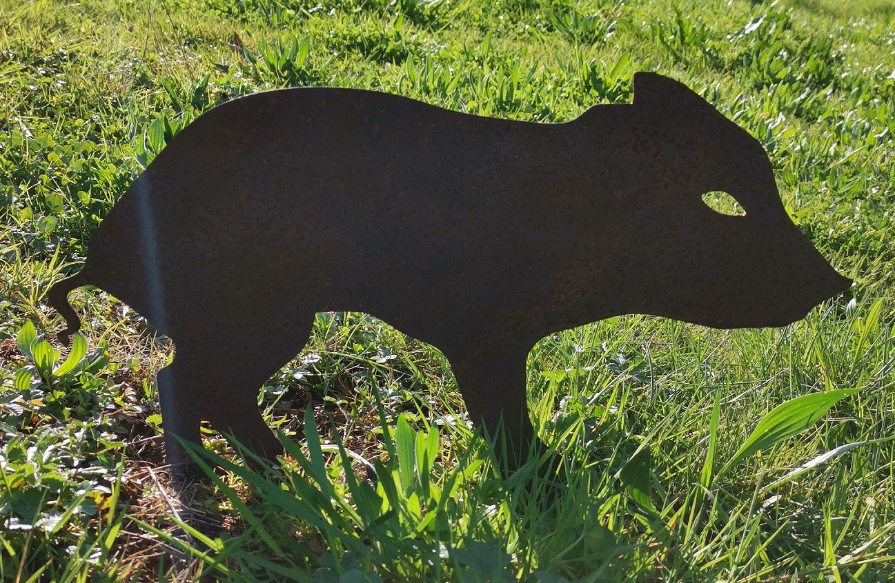 Silhouette métallique Marcassin haut, MADE IN CHASSE - Equipements de chasse