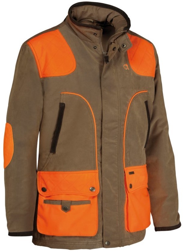 Veste de chasse Club Interchasse Charles, Orange, Taille 2XL, MADE IN CHASSE - Equipements de chasse