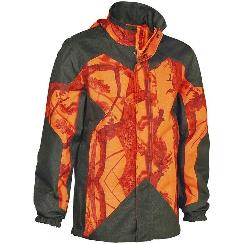 Veste de chasse Percussion Predator R2 GhostCamo B&B, Orange, Taille 2XL, MADE IN CHASSE - Equipements de chasse